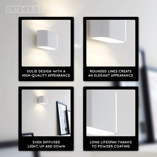 Lucide XERA - Wall light - 1xG9 - White - USP